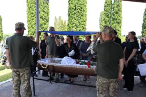 Похорон підполковника із Ружинської громади Бердичівського району Сергія Радзіцького