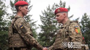 У бердичівській бригаді вчергове провели урочисте вручення беретів