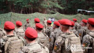 У бердичівській бригаді вчергове провели урочисте вручення беретів