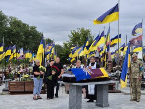 В Бердичеві попрощались з Юрієм Буряковим, який воював з перших днів повномасштабного вторгнення