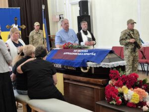 В Бердичеві попрощались з Юрієм Буряковим, який воював з перших днів повномасштабного вторгнення