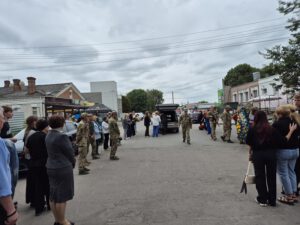 В Бердичеві попрощались з Юрієм Буряковим, який воював з перших днів повномасштабного вторгнення