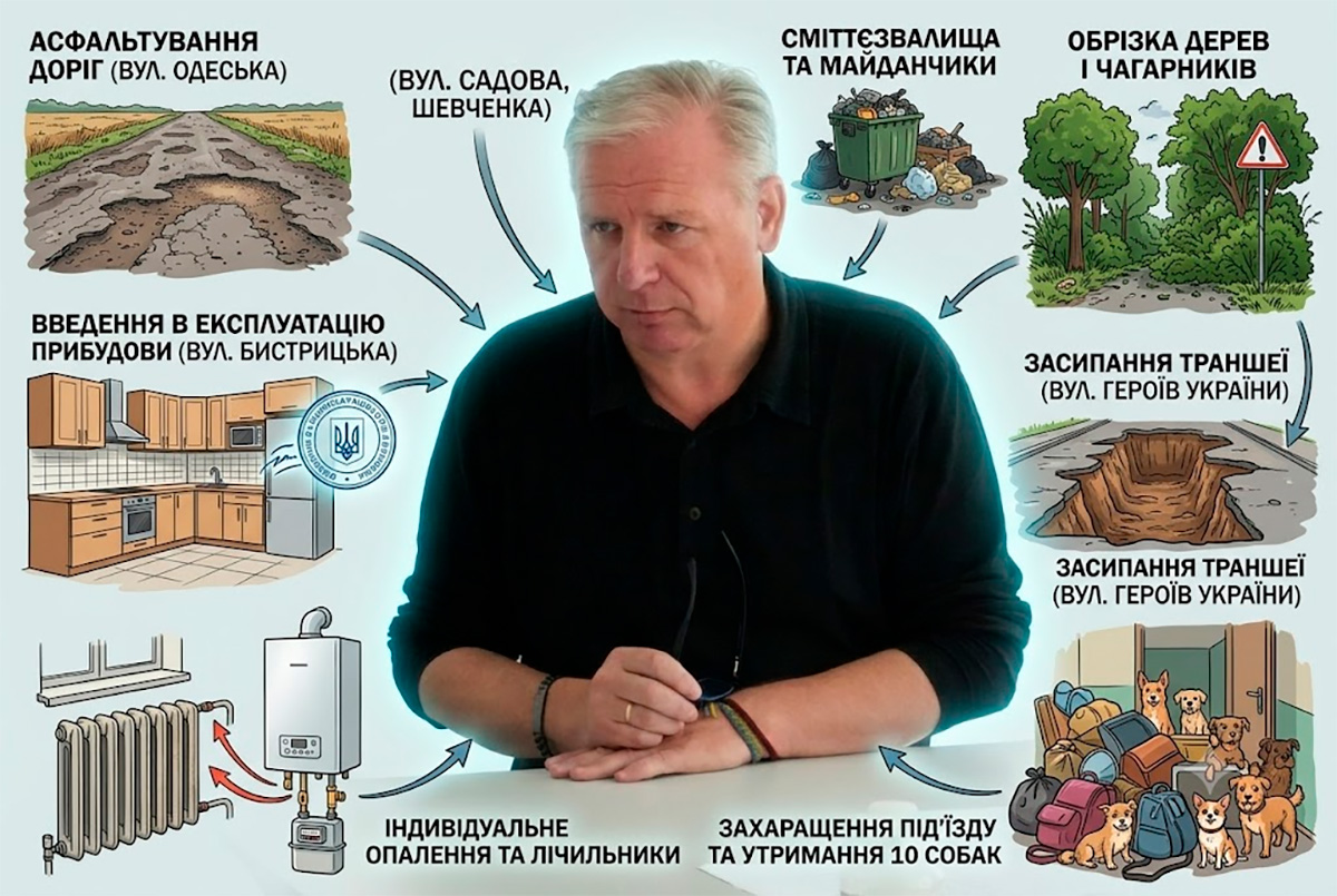 Від розбитих доріг до десяти собак у квартирі: як мер Бердичева розбирався з проблемами містян