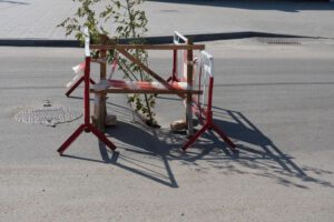 Новий асфальт пішов під землю: на вулиці Шевченка у Бердичеві утворилося провалля!